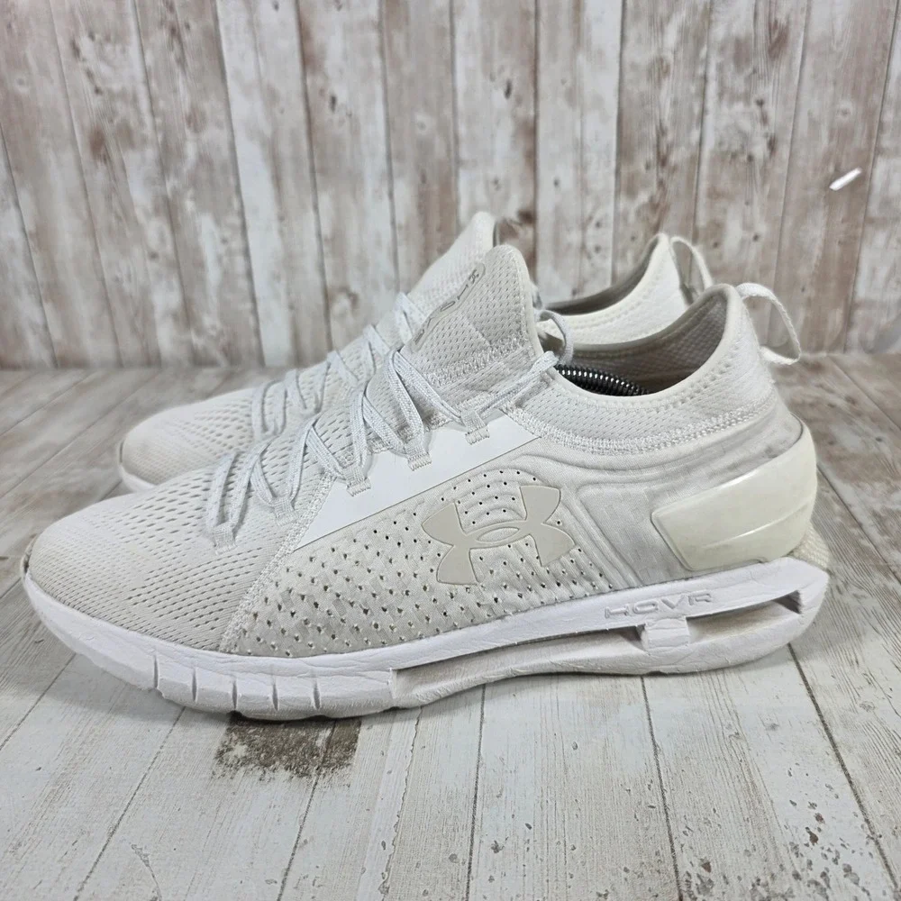 Under Armour HOVR Phantom White Bluetooth Running Shoes Mens‎ 13 3021587-102